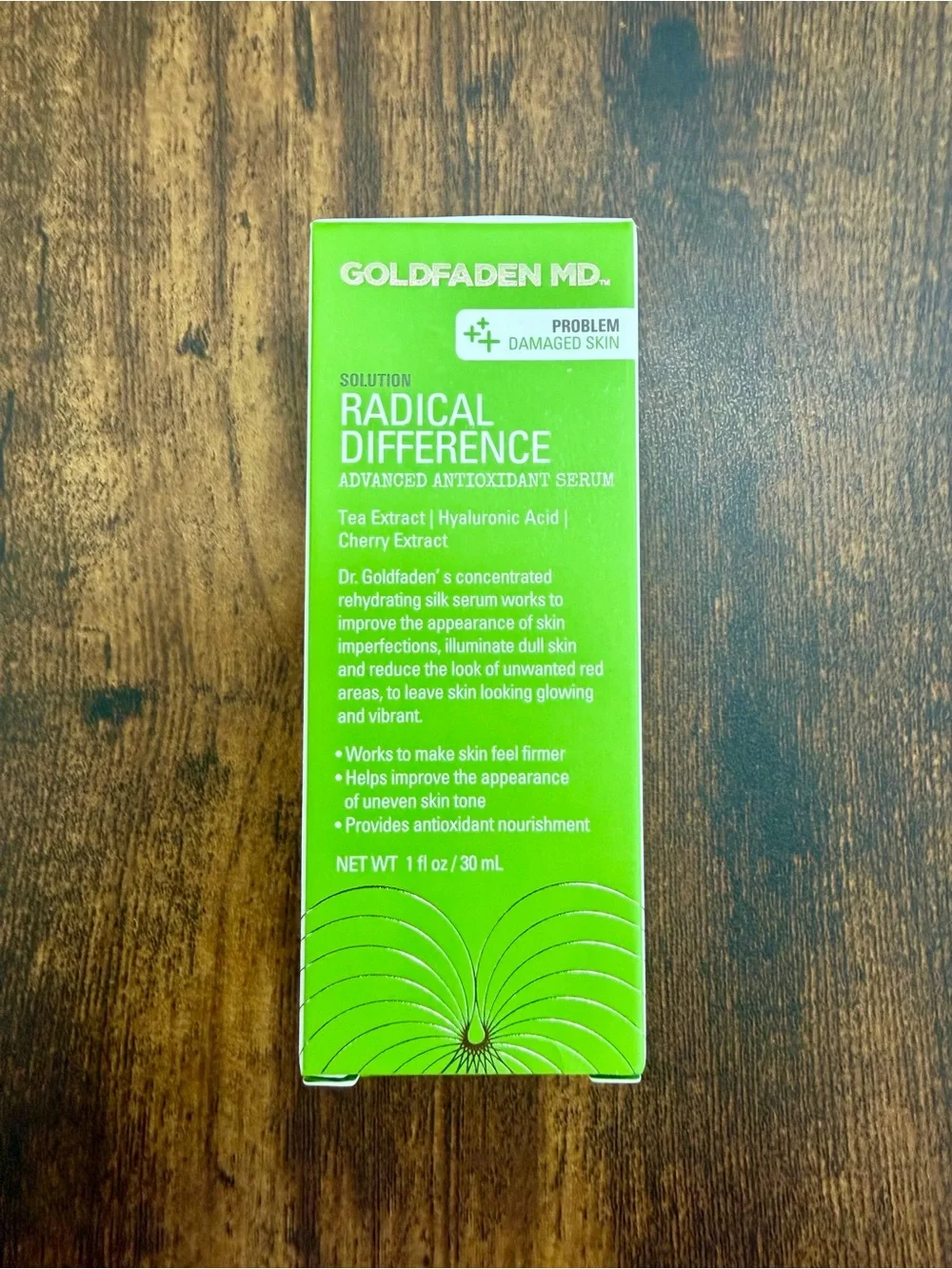 NEW Goldfaden MD Radical Difference Advanced Antioxidant Serum - 1 Fl oz / 30mL